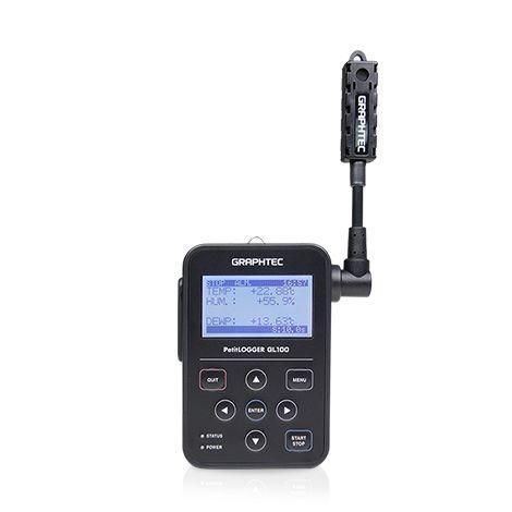 Graphtec GL100-N-TH เครื่องบันทึกอุณหภูมิและความชื้น-photo0