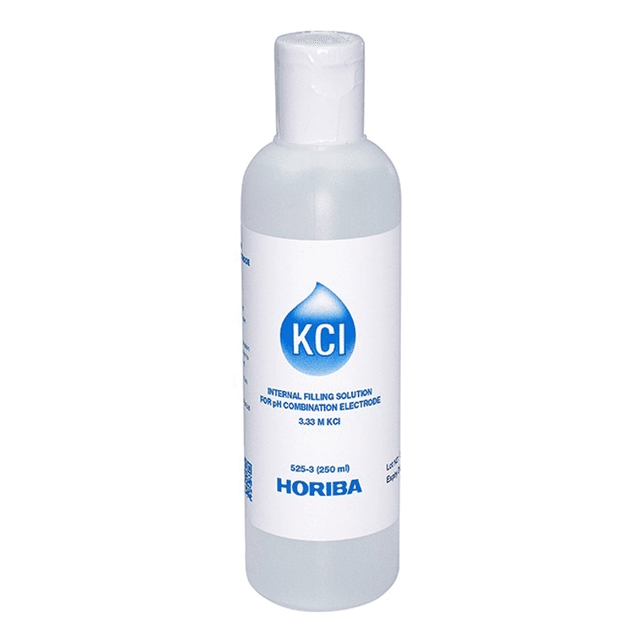 HORIBA HB-525-3 KCl 3.33 M  internal filling solution for pH combination electrode, 250ml with Certificate