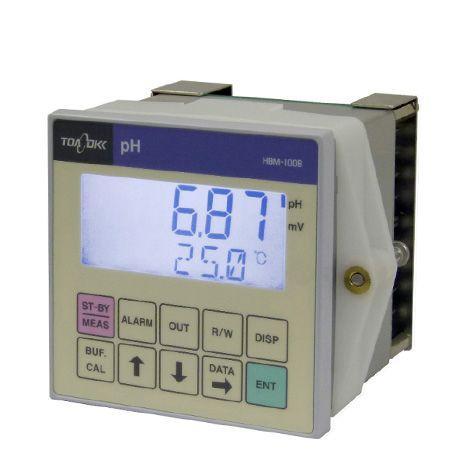 TOA DKK HBM-100B เครื่องควบคุมและแสดงผลค่า pH แบบติดผนัง-photo0