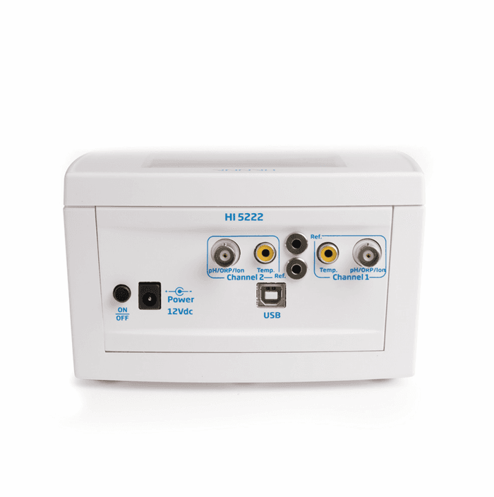 Hanna HI-5222-02 Dual channel pH/ISE/mV Benchtop Meter (230V)-photo1