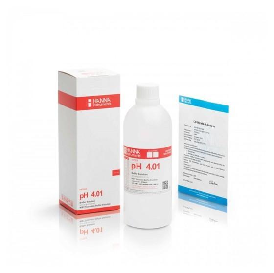 Hanna HI-7004L น้ำยาพีเอชบัพเฟอร์ pH 4.01 500 mL-photo1