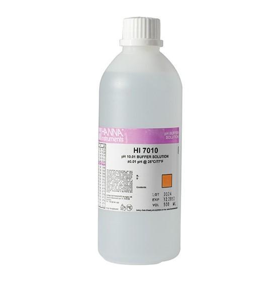 Hanna HI-7010L น้ำยาพีเอชบัพเฟอร์ pH 10.01 500 mL-photo0