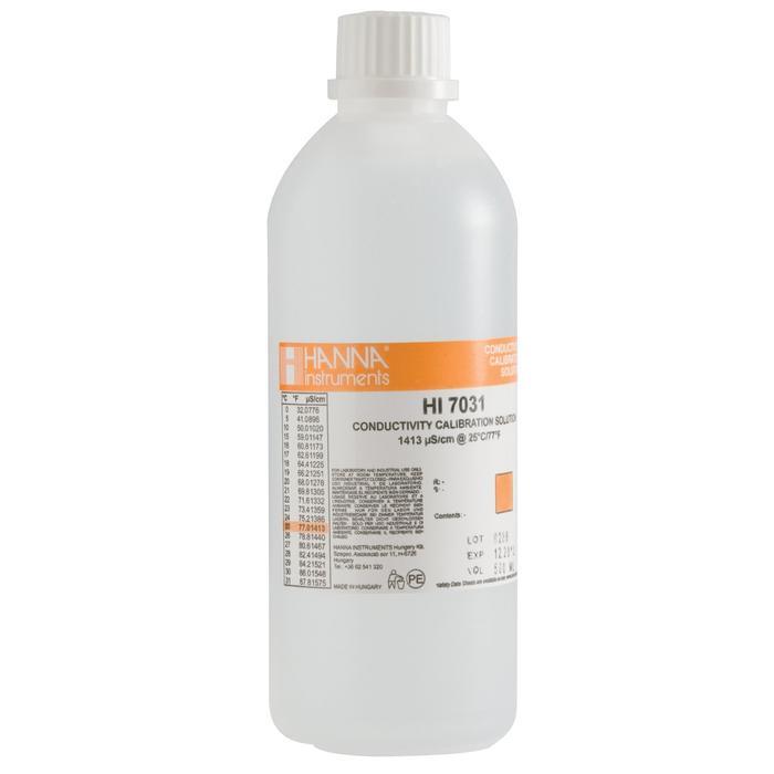 Hanna Conductivity solution 1413 µS/cm, 500 mL Bottle-photo0