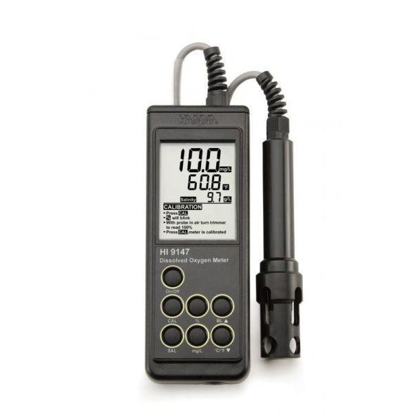 HANNA HI-9147-4 เครื่องวัดออกซิเจนในน้ำ | Cable 4M-photo0