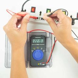 Hioki 3244-60 ดิจิตอลมัลติมิเตอร์แบบพกพา (AC/DC 500V)-small-photo1
