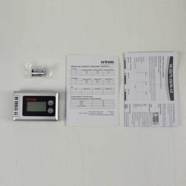 Rotronic HL-1D เครื่องบันทึกอุณหภูมิและความชื้นแบบดิจิตอล-photo4