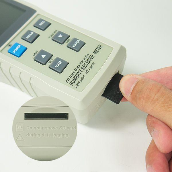 Lutron HR-3023SD เครื่องวัดอุณหภูมิความชื้นสัมพัทธ์ 4 In 1 | SD Card-photo4