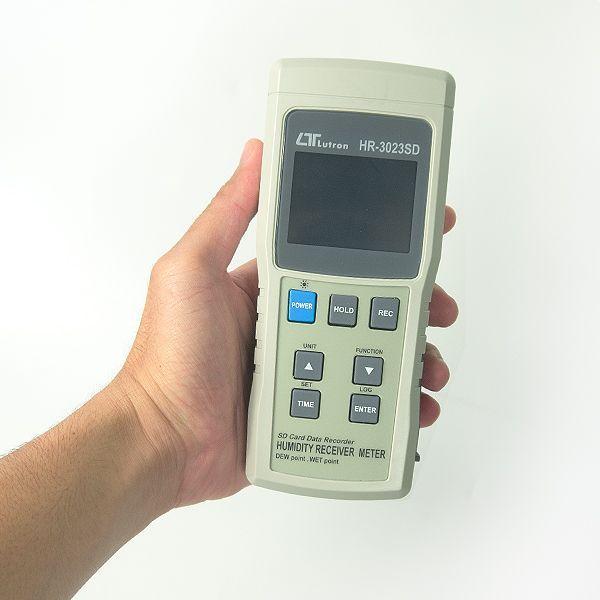 Lutron HR-3023SD เครื่องวัดอุณหภูมิความชื้นสัมพัทธ์ 4 In 1 | SD Card-photo8