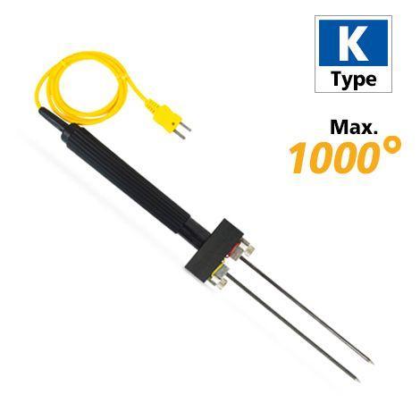 Rixen HTK-01 โพรบวัดอุณหภูมิ High Temperature Probe Max.1000℃ (Type K)-photo0