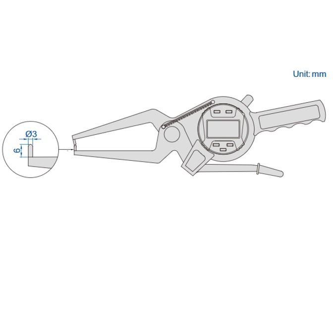 INSIZE 2132-20 Electronic External Caliper Gage-photo3