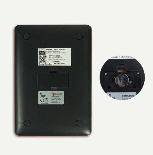 Shaper KS-2021-P เครื่องชั่งน้ำหนักดิจิตอล | Max. 5,000g-photo3