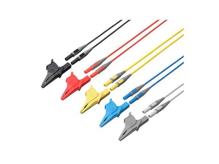 Hioki L1000-05 Voltage Cords, 9.84ft, 5-Pack-photo0