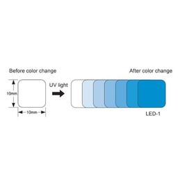 NiGK LED-1 แถบแสดงความเข้มขนของแสง UV แบบ Irreversible | 100pcs-small-photo1