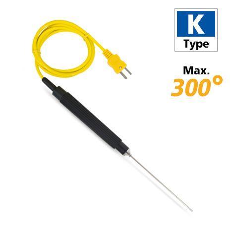 Rixen LK-01 โพรบวัดอุณหภูมิ Immersion Max.300℃ (Type K) | Cable 1M-photo0
