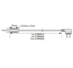 Hioki LR9502 เซนเซอร์วัดอุณหภูมิความชื้น ความยาว 5เมตร-small-photo1