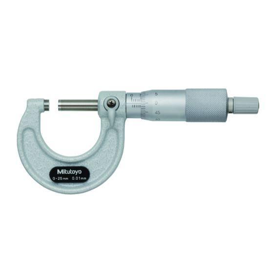Mitutoyo M-103-137 ดิจิตอลไมโครมิเตอร์ Outside Micrometer Economy Design-photo0