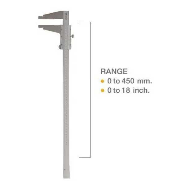 Mitutoyo M-160-130 Vernier Caliper เครื่องวัดคาลิเปอร์แบบเวอร์เนีย (0 - 450mm)-photo0