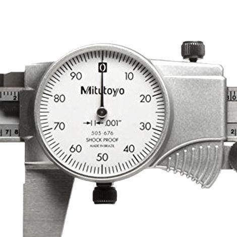 Mitutoyo M-505-736 Dial Caliper เครื่องวัดคาลิเปอร์แบบเข็ม (0 - 6")-photo1