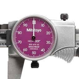 Mitutoyo M-505-742-52 Dial Caliper เครื่องวัดคาลิเปอร์แบบเข็ม (0 - 6")-small-photo1