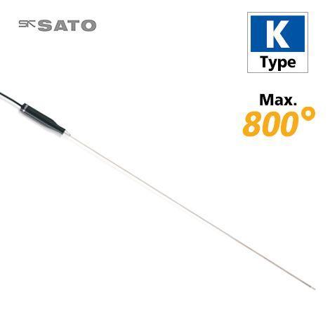 SK Sato MC-K7102 โพรบวัดอุณหภูมิ (High Temperature Probe) Max.800℃ (Type K)-photo0