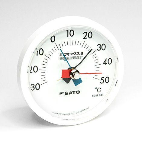 SK Sato MINI-MAX-II ที่วัดอุณหภูมิติดผนัง (-30 to 50°C)-photo1