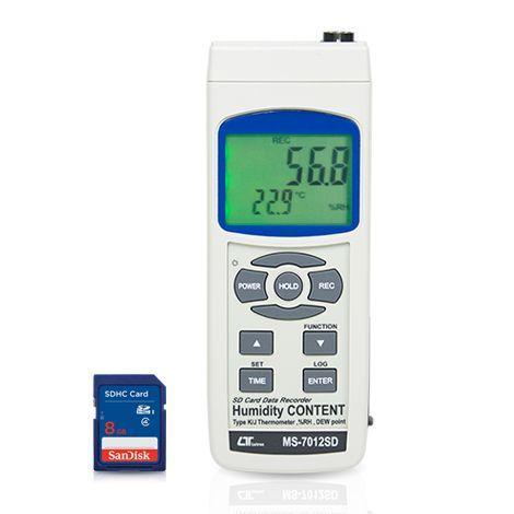 Lutron MS-7012SD เครื่องบันทึกความชื้นอากาศในกองวัสดุ-photo7