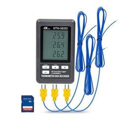 Lutron MTM-380SD เครื่องบันทึกอุณหภูมิ 3ช่องโพรบ | Max.1300°C-small-photo0