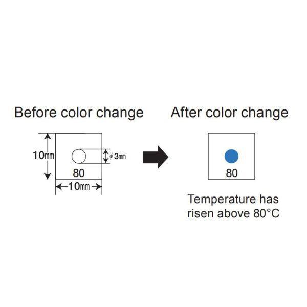NIGK-F-50 แถบวัดอุณหภูมิ Temperature label │Pack of 40pcs-photo2