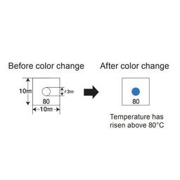 NIGK-F-55 แถบวัดอุณหภูมิ Temperature label │Pack of 40pcs | 55°C-small-photo2