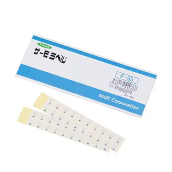 NIGK-F-95 แถบวัดอุณหภูมิแบบ Irreversible │Pack of 40pcs │ 95°C-photo1