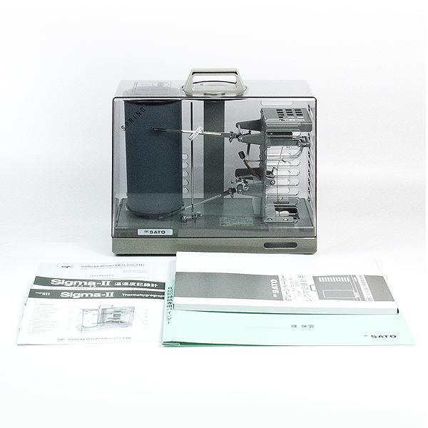 SK Sato NSII-S Sigma II เทอร์โมไฮโกรกราฟ Thermohygrograph (Spring-Wound Type)-photo2