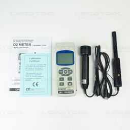 Lutron O2H-9903SD เครื่องวัดออกซิเจนในอากาศ 5in1 | SD Card-small-photo11