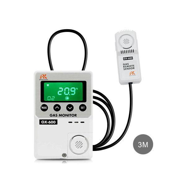 RIKEN KEIKI OX-600-3M เครื่องวัดออกซิเจนในอากาศ (O2) | สาย 3 เมตร-photo0