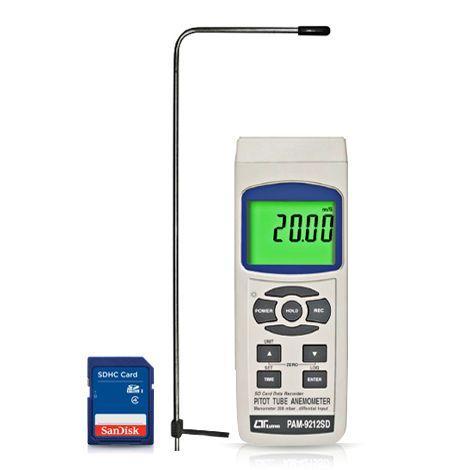 Lutron PAM-9212SD เครื่องวัดความเร็วลม แบบ Pitot Tube-photo0