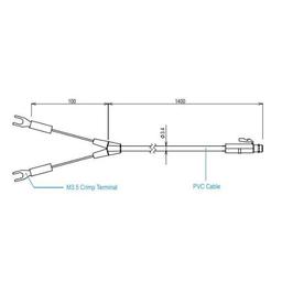 TND PIC-3150  Input Cable for RTR505B, TR-55i-P-small-photo1