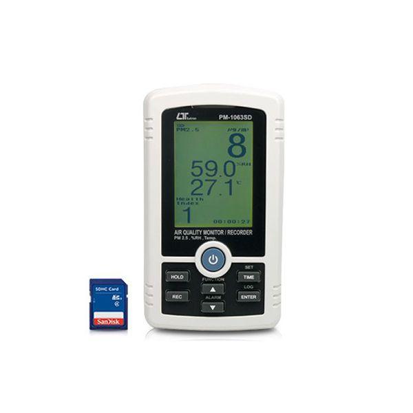 Lutron PM-1063SD เครื่องวัดอนุภาคอากาศ 3in1 (PM2.5)-photo0