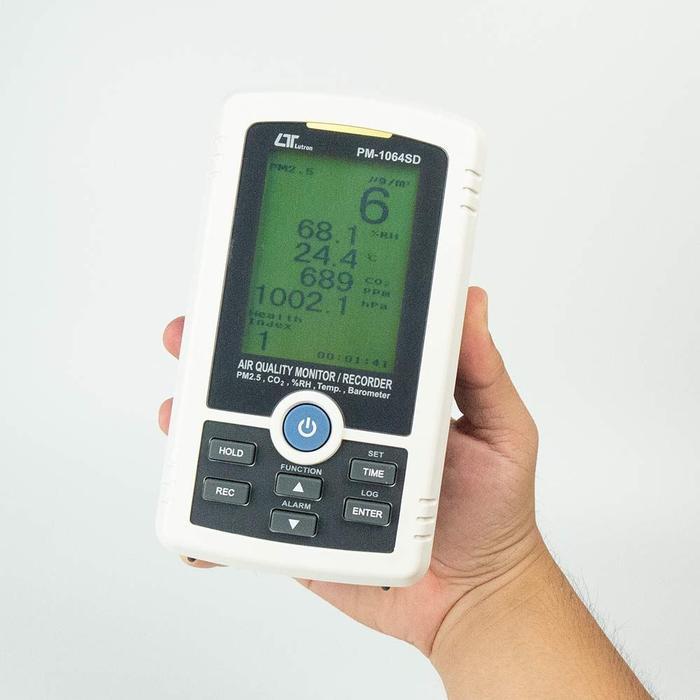 Lutron PM-1064SD เครื่องตรวจสอบคุณภาพอากาศและบันทึกข้อมูล 5in1 | PM2.5-photo2