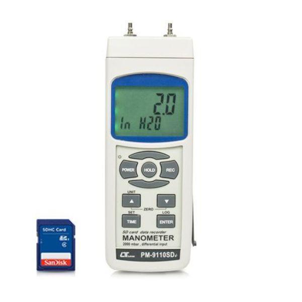 Lutron PM-9110SD เครื่องวัดความดันดิจิตอลแบบพกพา (29 psi)-photo0