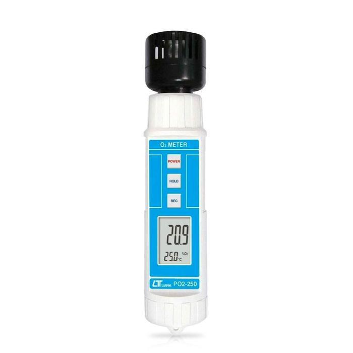 Lutron PO2-250 เครื่องวัดออกซิเจนและอุณหภูมิในอากาศแบบพกพา-photo0