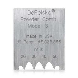 DeFelsko Powder Comb หวีเช็คความหนาผิวเคลือบ | Model 3 (Mil)-small-photo0