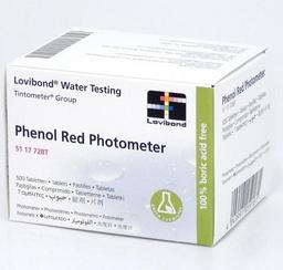 Lovibond RE-511772BT Phenol Red/Photometer, pH value (500 เม็ด/Box)-small-photo0