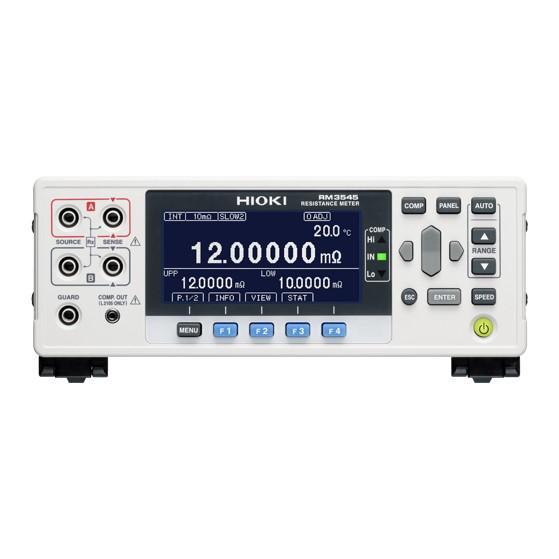 HIOKI RM3545-02 เครื่องวัดมิลลิโอห์ม-photo1