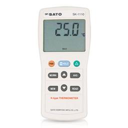 SK Sato SK-1110 เครื่องวัดอุณหภูมิจอแอลซีดีขนาดใหญ่ (1 ช่องโพรบ)-small-photo0