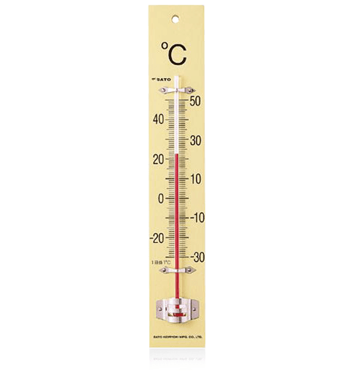 SK Sato SK-1510-00 ปรอทวัดอุณหภูมิ ฐานแผ่นไม้ (-30 To 50°C)-photo0