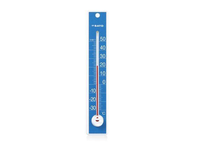 SK Sato SK-1515-30 (Blue) ปรอทวัดอุณหภูมิห้องแบบติดผนัง (-30 To 50°C)-photo0