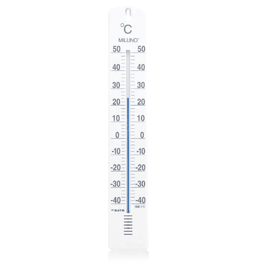 SK Sato SK-1517-00 (White) ปรอทวัดอุณหภูมิ ขนาดใหญ่ (-40 To 50°C)-photo0