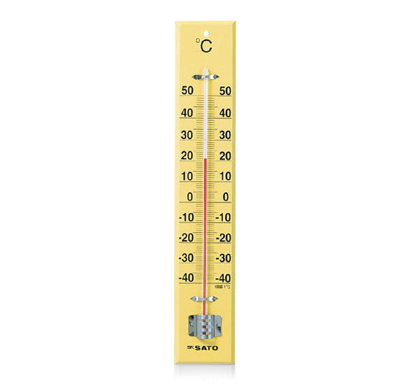 SK Sato SK-1530-10 ปรอทวัดอุณหภูมิ ฐานแผ่นไม้ (-40 To 50°C)-photo0