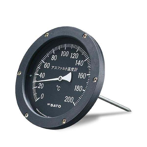 SK Sato SK-2250-10 Bimetal Thermometer สำหรับวัดอุณหภูมิยางมะตอย (0 to 200℃)-photo0
