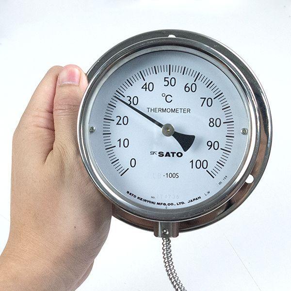 SK Sato SK-3000-15 LB-100S ที่วัดอุณหภูมิ Remote Sensing Dial (0 To 150 °C)-photo1