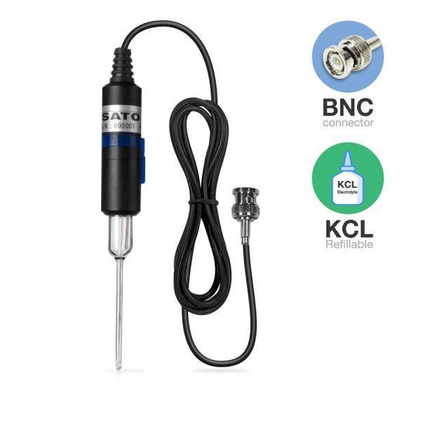 SK Sato 640S-6 โพรบวัดค่าพีเอชสำหรับเครื่องรุ่น SK-620PH / SK-620PHII / SK-650PH | BULB-Style-photo0